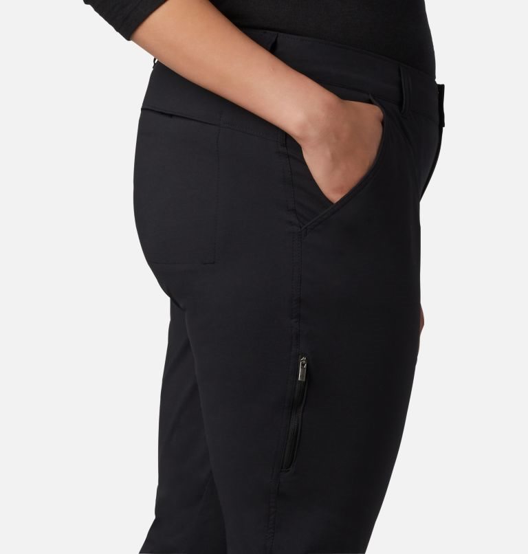 Women's Columbia Saturday Trail Stretch Pants Black | Plus Size CA-K834C